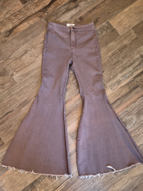 We The Free Denim - We the Free Grayish Purple High Rise Bell Bottom Flared Jeans, Size 27